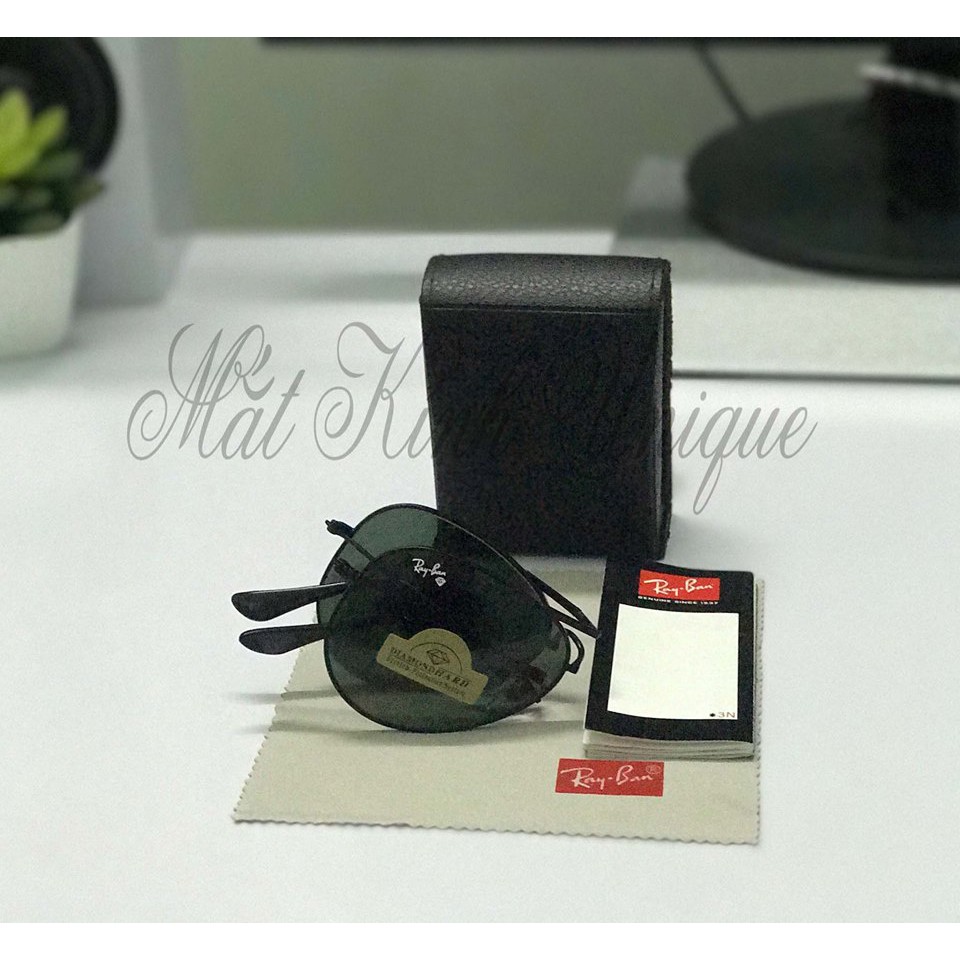 Kính Mát RayBan Phi Công Gập Cao Cấp