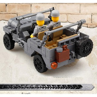 Đồ chơi  lắp ráp Xe Jeep quân đội