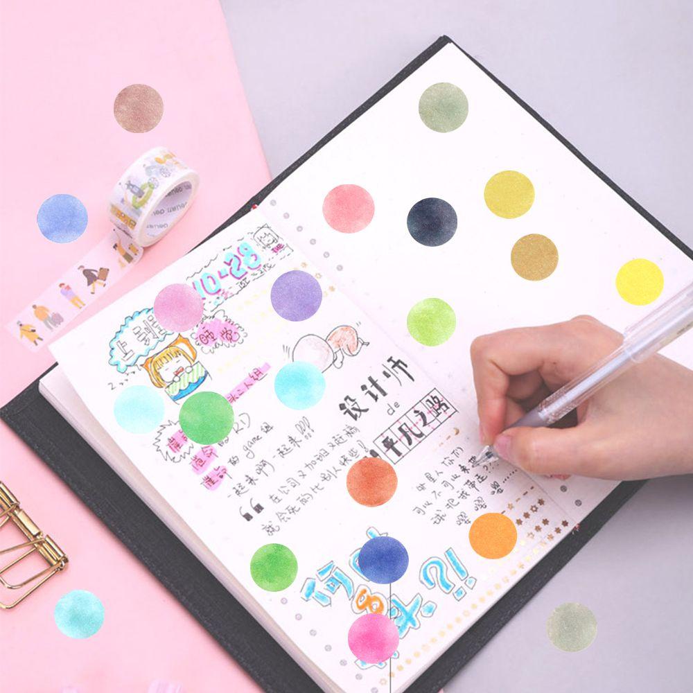 Cuộn Băng Dính Hình Trái Cây Màu Cầu Vồng Dùng Trang Trí Sổ Tay DIY
