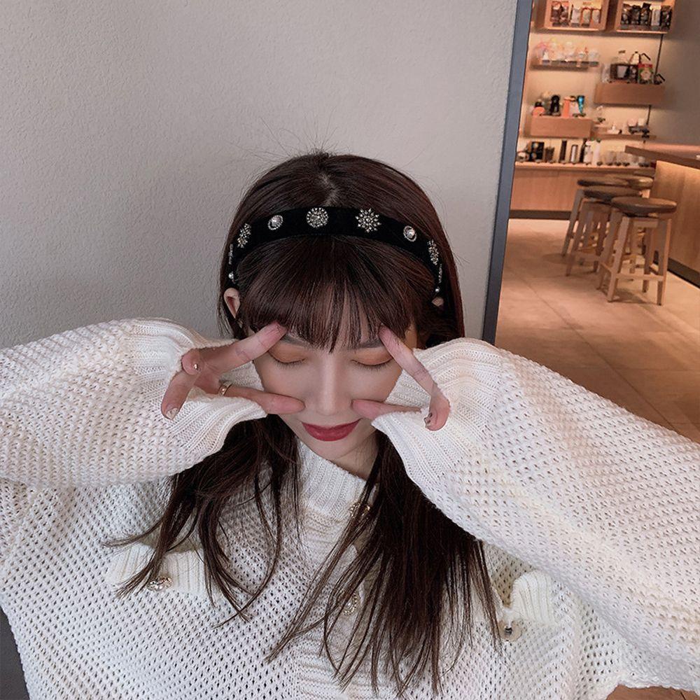 Băng Đô Nữ VANES1 Thời Trang Sang Trọng Màu Đen Cổ Điển|Băng Đô Cài Tóc Thiết Kế Ngọt Ngào Thời Trang