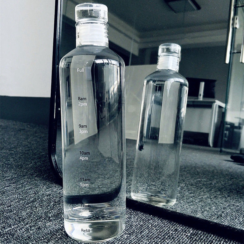 Bình nước có vạch đo lường 500ml đa năng tiện dụng cho học sinh