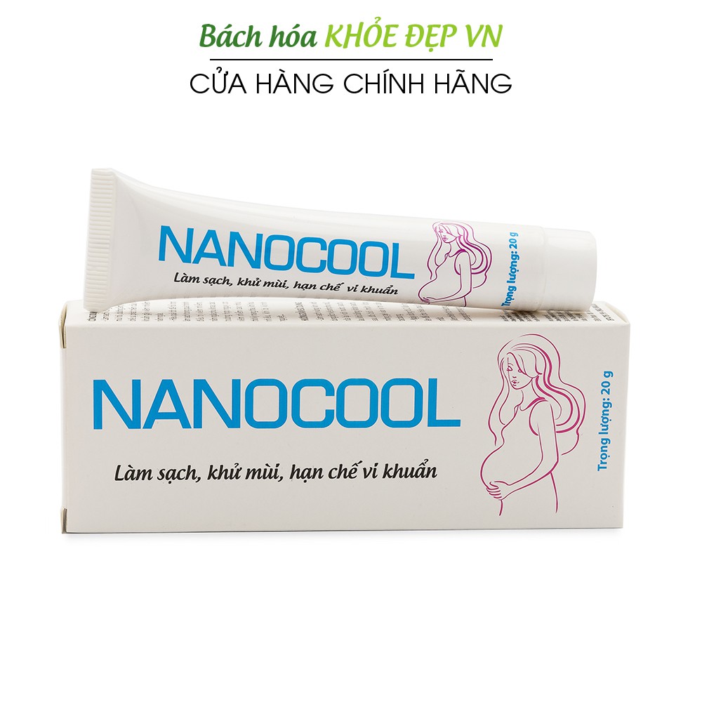 Kem dưỡng vùng kín phụ nữ NANOCOOL khử mùi, kháng khuẩn - Tuýp 20g