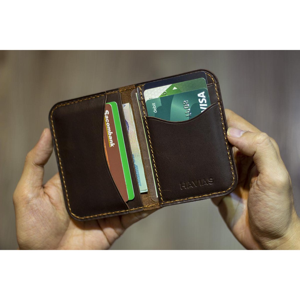 Ví Da Gapple2 Handcrafted Mini Wallet HAVIAS