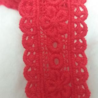 Ren chỉ cotton màu đỏ size 2.5cm(1m4/7k)