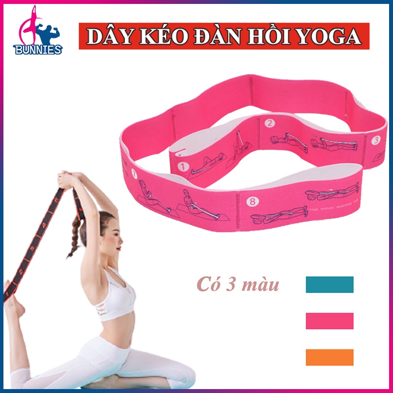 Dây kéo đàn hồi kháng lực yoga cao cấp