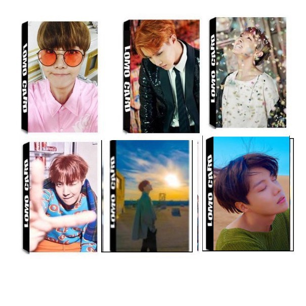 lomo card j hope bts