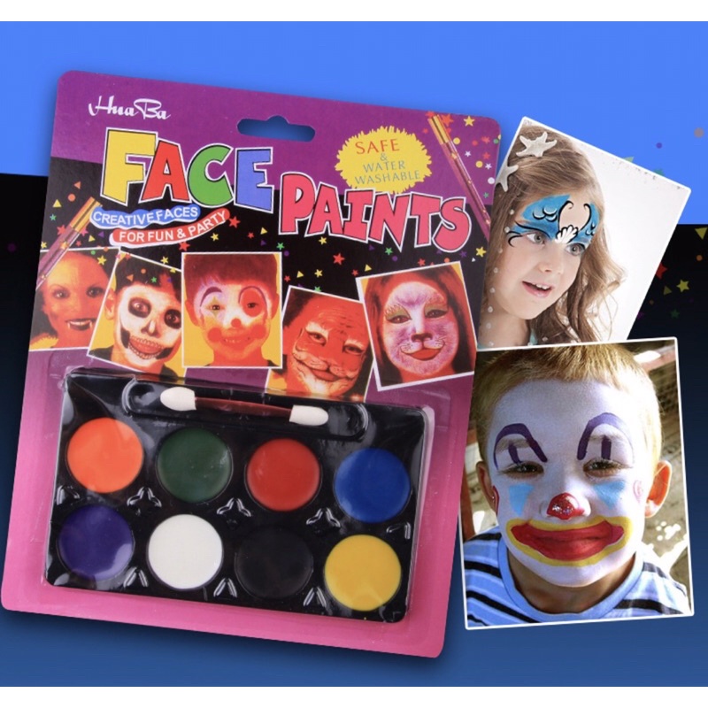 Bộ màu vẽ mặt hoá trang Halloween