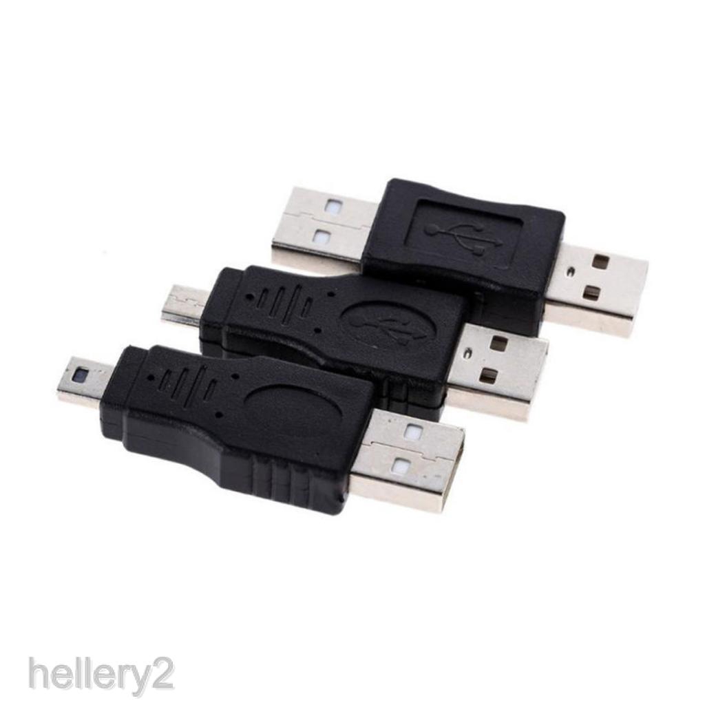 [HELLERY2] 12pcs Adapters Kit 12 in 1 OTG USB2.0 Male to Female Micro USB Mini USB