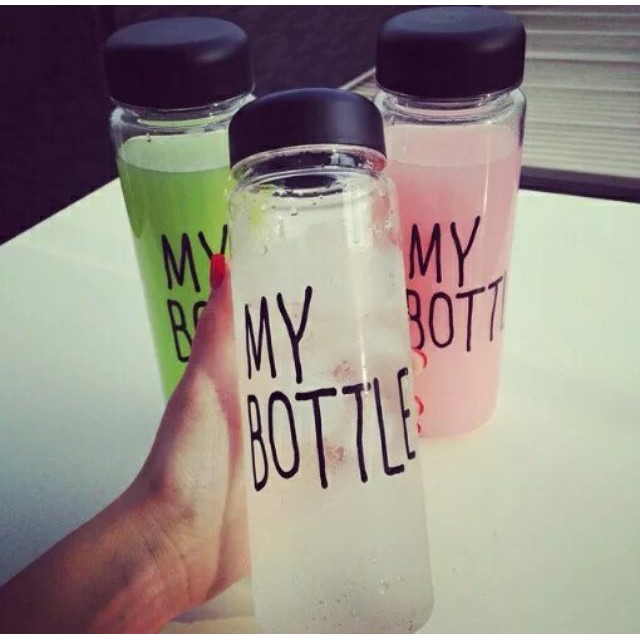 BÌNH NƯỚC THỦY TINH MY BOTTLE 450ML JH-10008