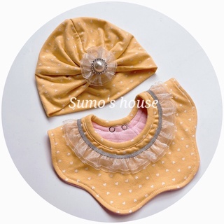 Set Mũ turban yếm