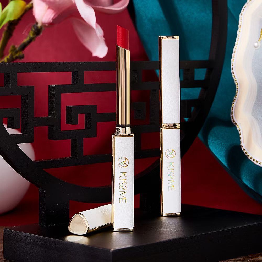 Set 2 son môi GDTIMA nhung lì thiết kế dạng ống dài chống thấm nước không phai màu