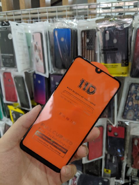 Cường lực 11D Xiaomi Redmi 7 FREESHIP Từ 50k full màn full keo ôm màn 2.5D cao cấp chất đẹp
