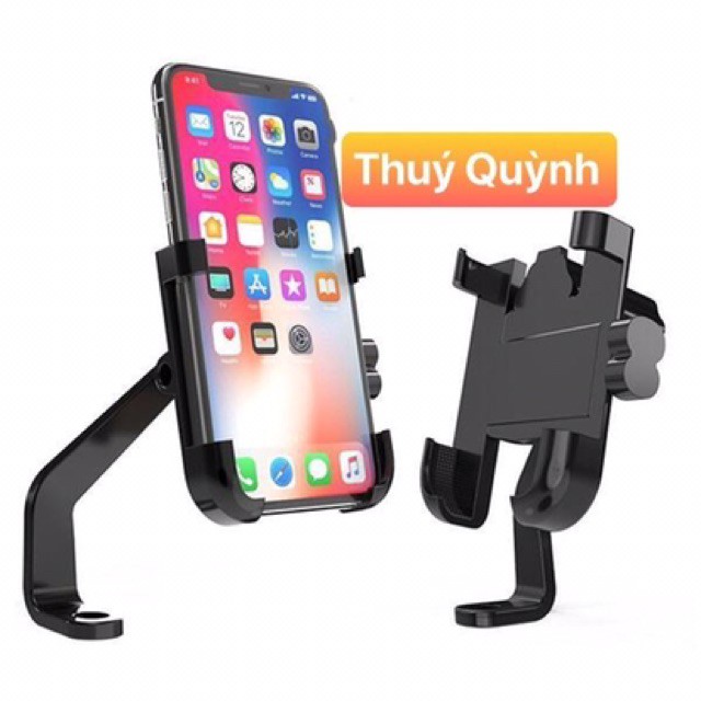 KẸP ĐIỆN THOẠI KIM LOẠI KẸP CHÂN GƯƠNG XE MÁY C2 | BigBuy360 - bigbuy360.vn