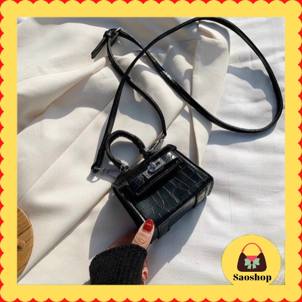 Túi HM mini đeo chéo dễ thương không vừa điện thoại - Saoshop
