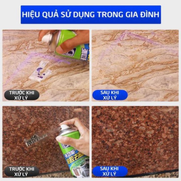 Chai Xịt Tẩy Keo, Nhưa Đường, Băng Dính, Vết Bám Khó Rửa Trên Xe Máy, Ô Tô Remove of sticker 450ml - GiaDụng1994