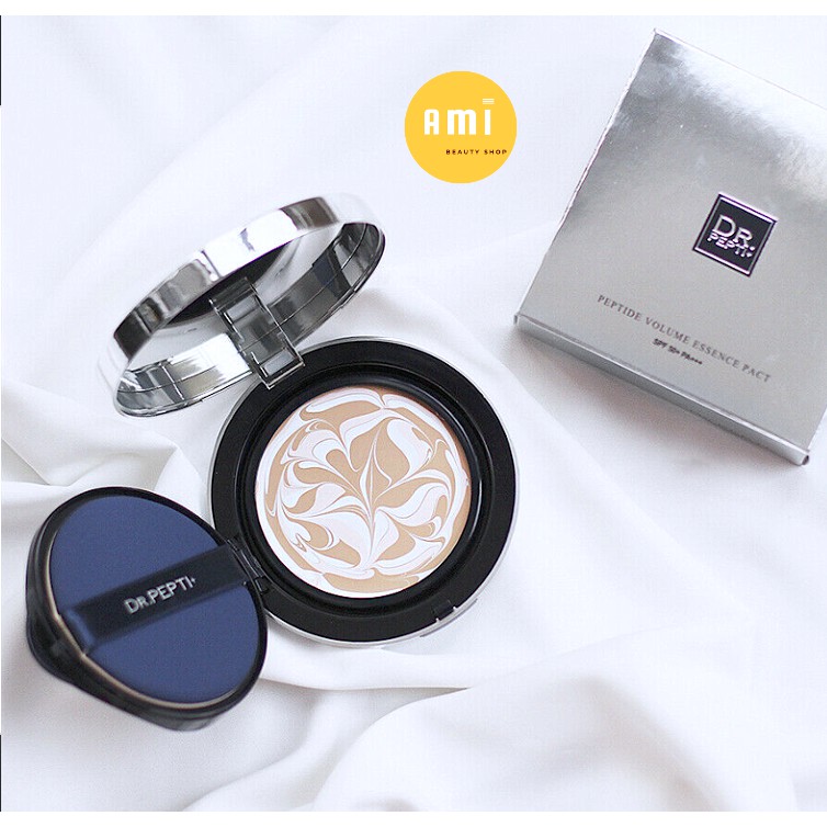 [Chính Hãng] Phấn Tươi Chống Nhăn DR PEPTI+ Peptide Volume Essence Pact SPF50+PA+++