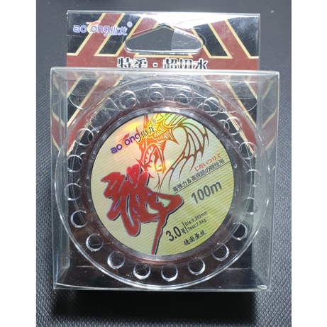 Cước Câu Cá cao cấp  AOLONG - 100M câu đài chuyên nghiệp, chuyên dùng làm trục , link ,CacBon tàng hình dưới nước.
