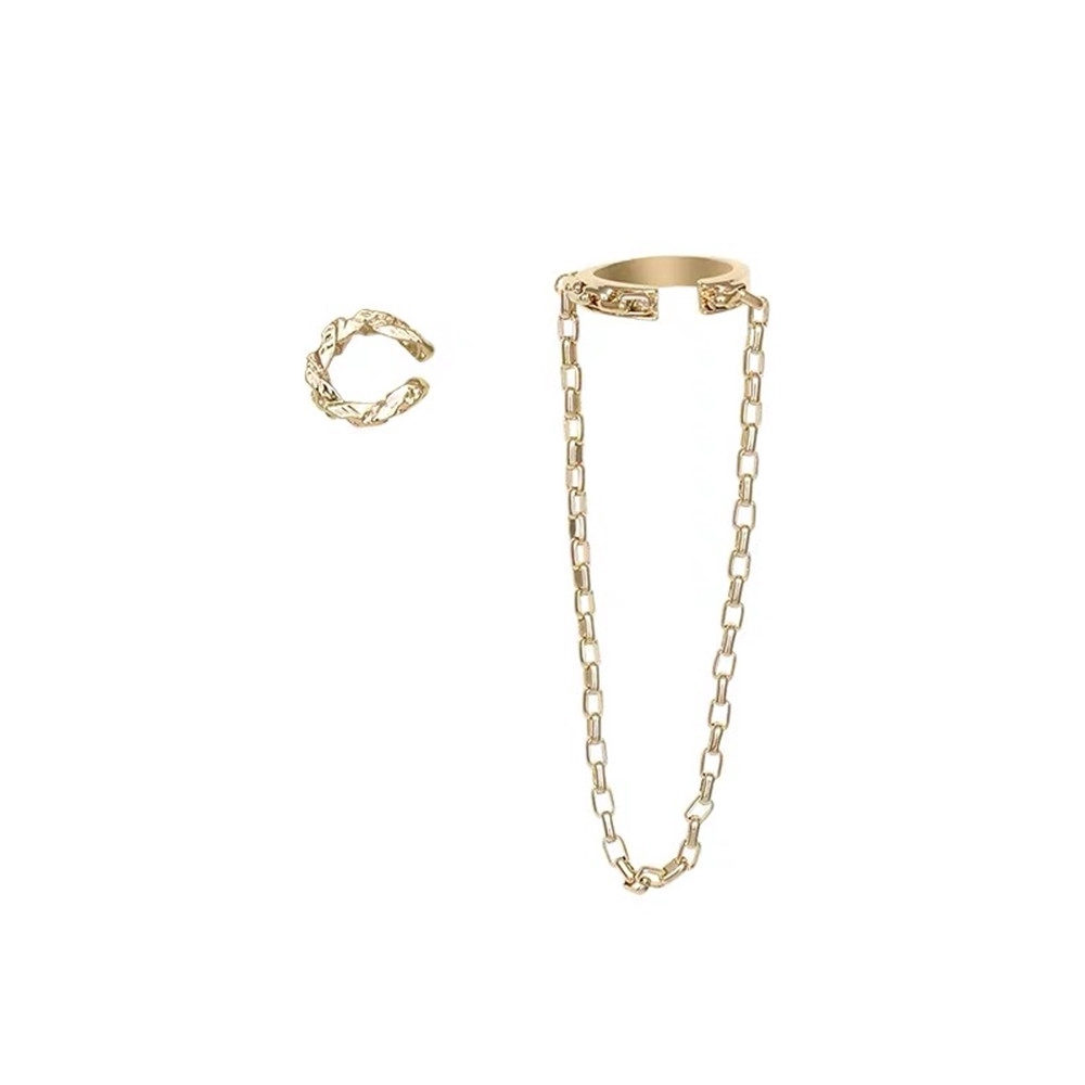 Khuyên Tai Dáng Dài Mạ Vàng Thiết Kế Đơn Giản Phong Cách Hàn Quốc Cho Nữ