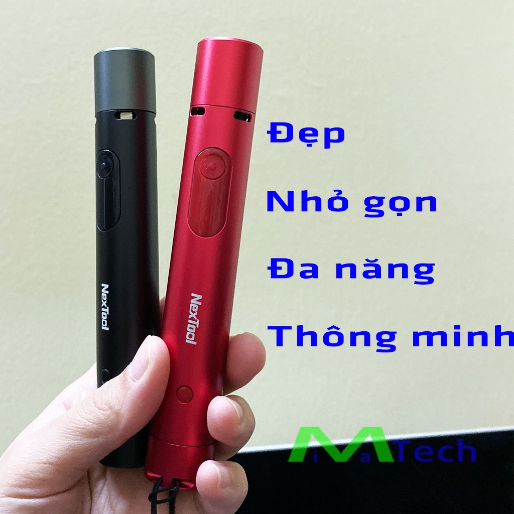 Đèn Pin Xiaomi Cầm Tay Kết Hợp Phát Điện Tự Vệ, Châm Lửa Đa Năng Thông Minh Nhỏ Gọn Tiện Lợi Mang Theo Mọi Lúc Mọi Nơi