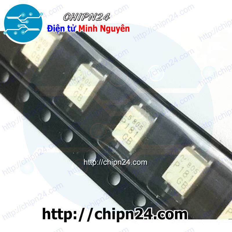 [2 CON] IC Opto cách ly quang TLP181 SOP-4 (SMD Dán) (TLP181GB TLPP181GR P181GB 181)