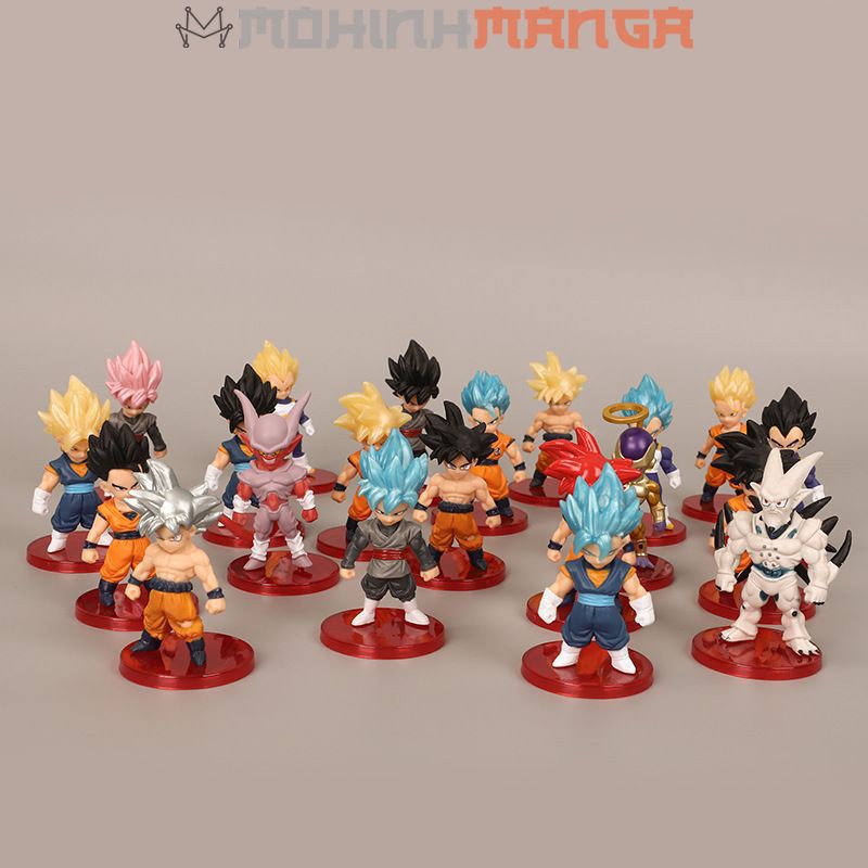 [CÓ QUÀ] Combo 21 mô hình Dragon Ball 7 Viên Ngọc Rồng Goku Gogeta Vegito Broly Gohan Frieza Vegeta SuperSaiyan God SSJ