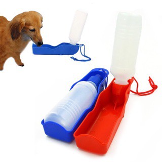 Bình nước xách tay du lịch cho chó mèo loại 500ml và 250ml