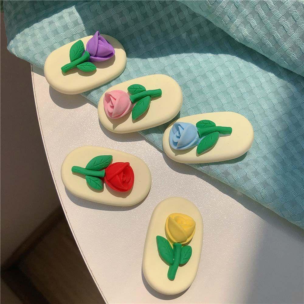 Kẹp Tóc Hình Hoa Tulip Ngọt Ngào Dễ Thương
