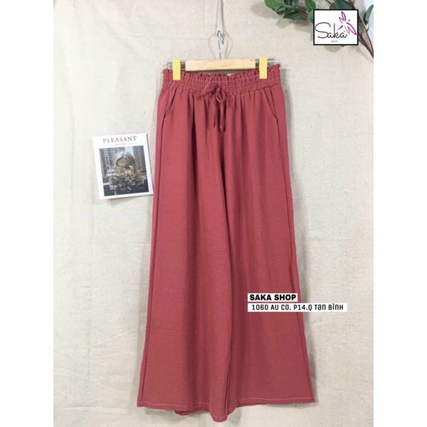 Quần suông lưng thun vải đẹp