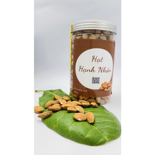 Hạt hạnh nhân rang mộc gns hộp 500g
