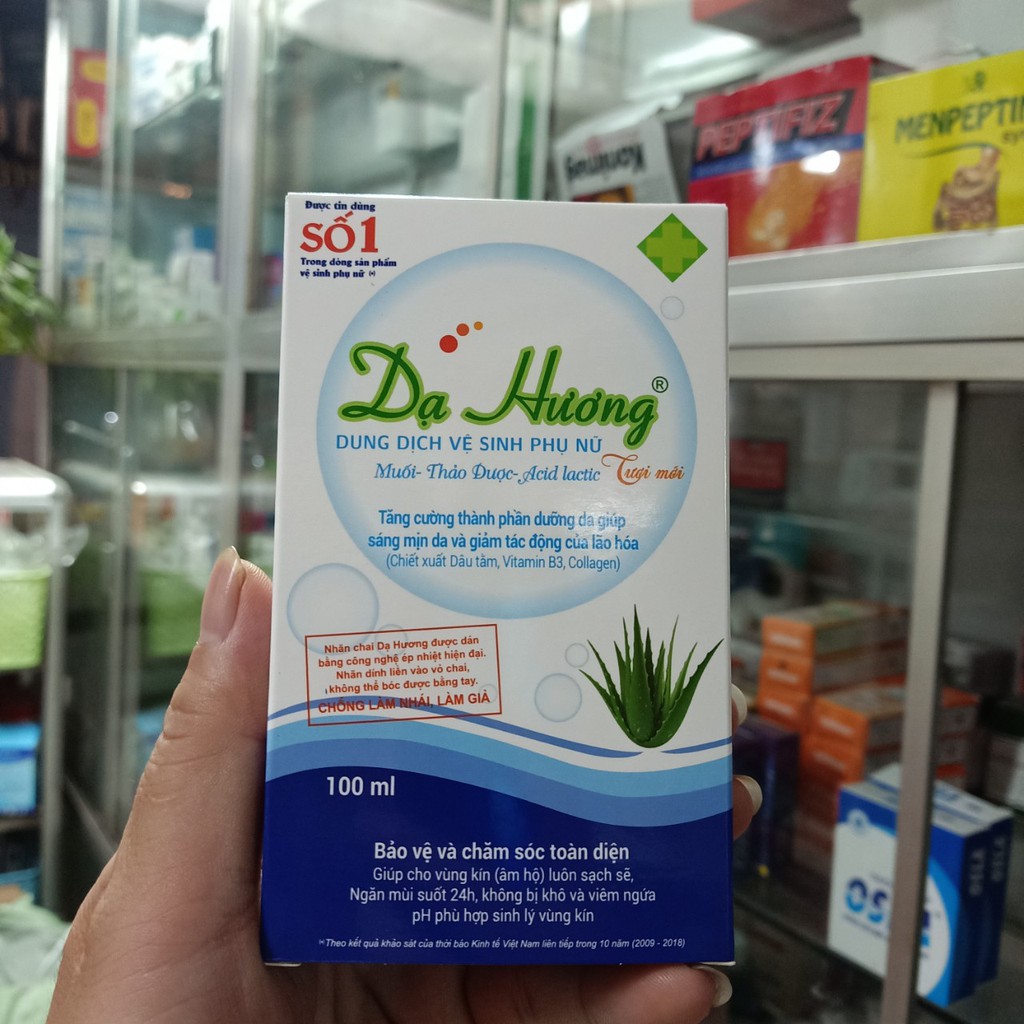 [QUÀ TẶNG] DUNG DỊCH VỆ SINH PHỤ NỮ DẠ HƯƠNG CHAI 100ML