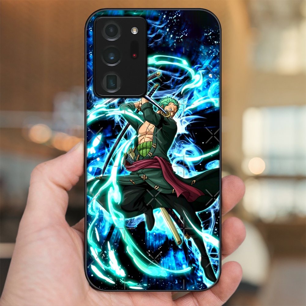 Ốp lưng Samsung Note 20 Ultra viền đen in hình Zoro One Piece