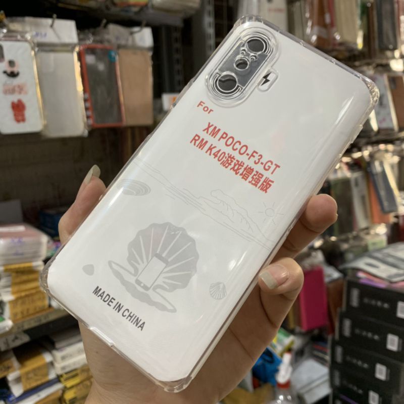 Ốp lưng Xiaomi K40 Gaming / Poco F3 GT dẻo siêu trong suốt bảo vệ camera