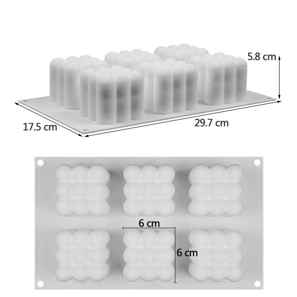 AUGUSTINA Khuôn Silicone Làm Xà Phòng / Sô Cô La Thủ Công