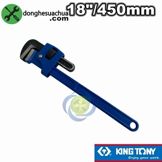 Mỏ lết răng 450mm kingtony 6531-18 18inch hàm mở 60mm