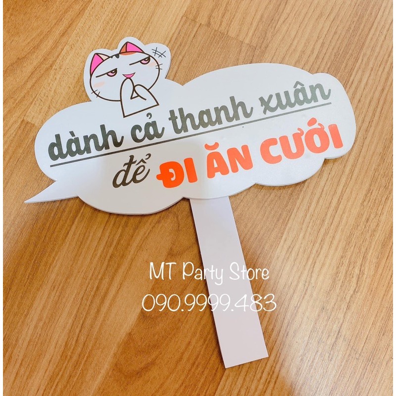 Hashtag cưới 02 - Phụ kiện chụp ảnh cầm tay