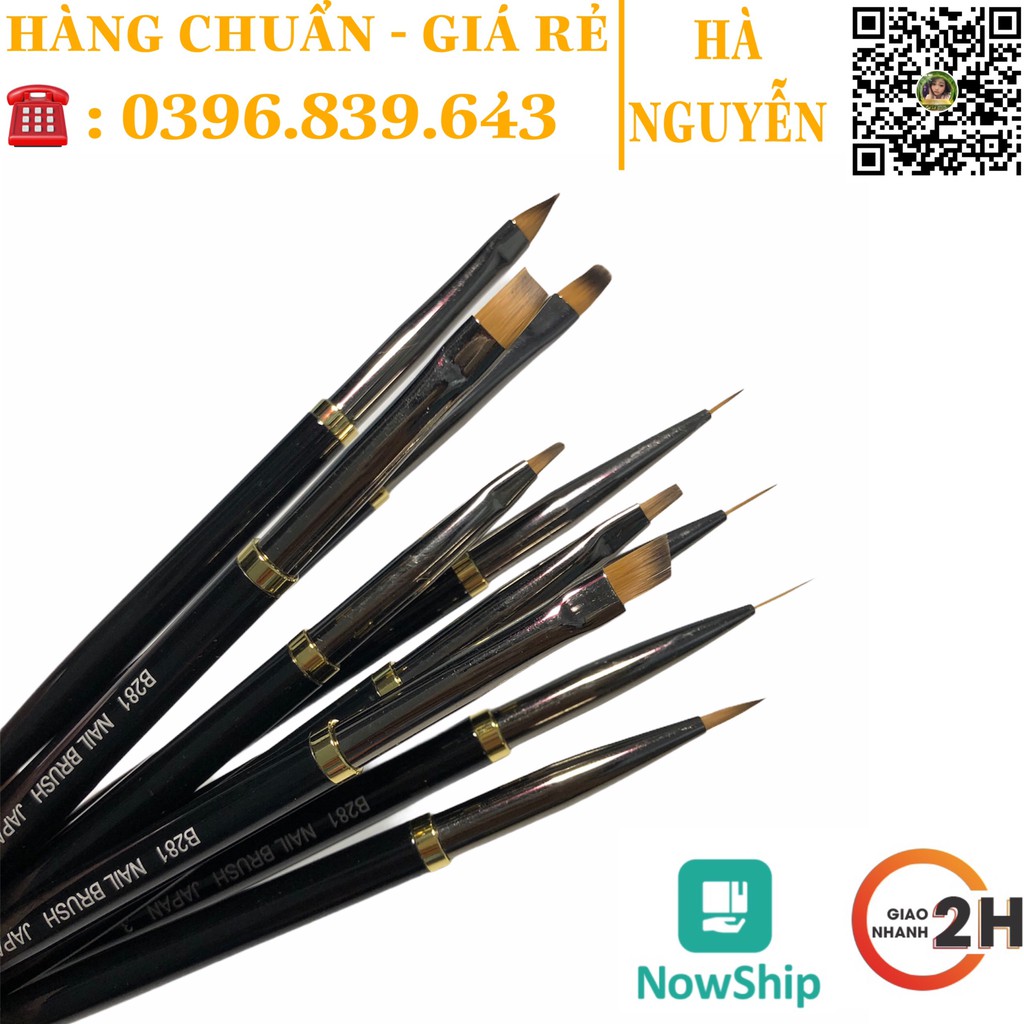 BỘ CỌ 10 CÂY CAO CẤP B281 - ĐẦY ĐỦ CỌ CƠ BẢN CHO NGÀNH NAIL