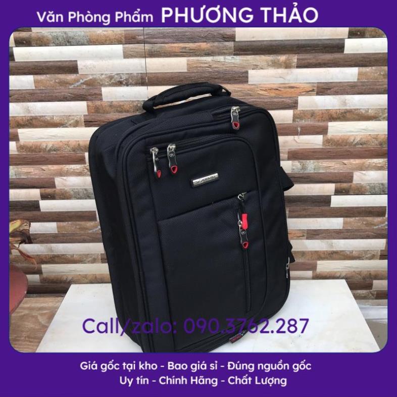 ✅Vpp tại xưởng✅ Balo, cặp đa năng học sinh cấp 2,3 màu đen ( 40x16x30cm ) - VPP Phương Thảo