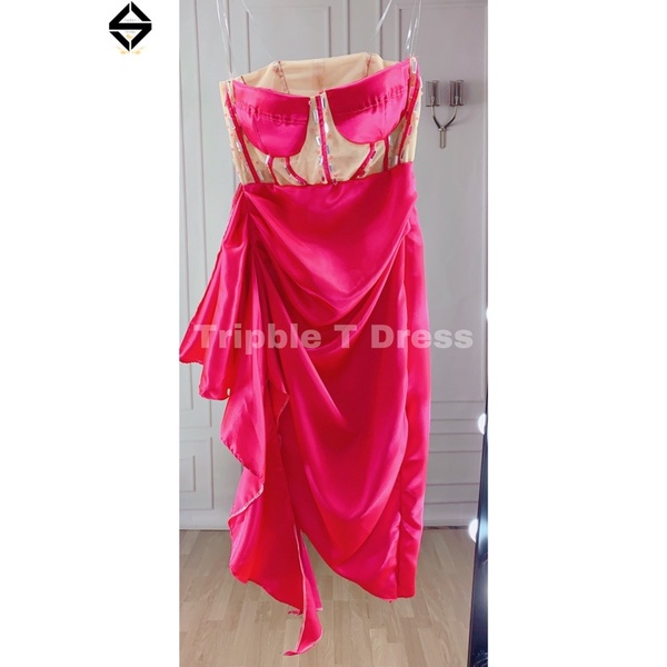 Đầm body dự tiệc kết đá TRIPBLE T DRESS -Size M/L (kèm ảnh/video thật )MS313V