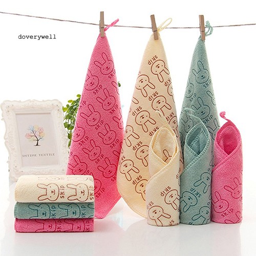 Khăn Tắm Mềm Mại Họa Tiết Thỏ Hoạt Hình Cho Bé