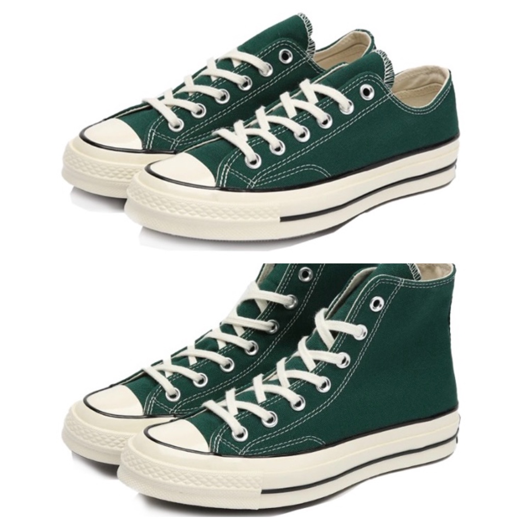 Giày Thể Thao Conv1970S Vải canvas Thiết Kế Màu Xanh Lá Đậm Thời Trang Cao Cấp Cho Nam Nữ