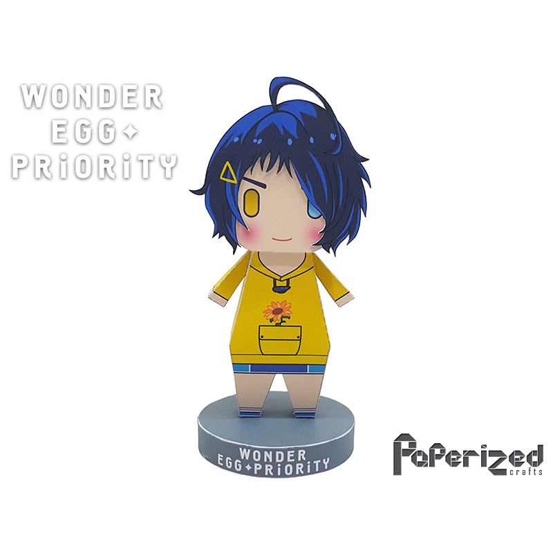 Mô hình giấy Ai Ohto Chibi Anime Wonder Egg Priority OS21
