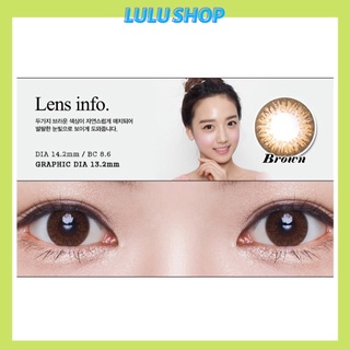 Lens nâu tự nhiên Hàn Quốc coco brown