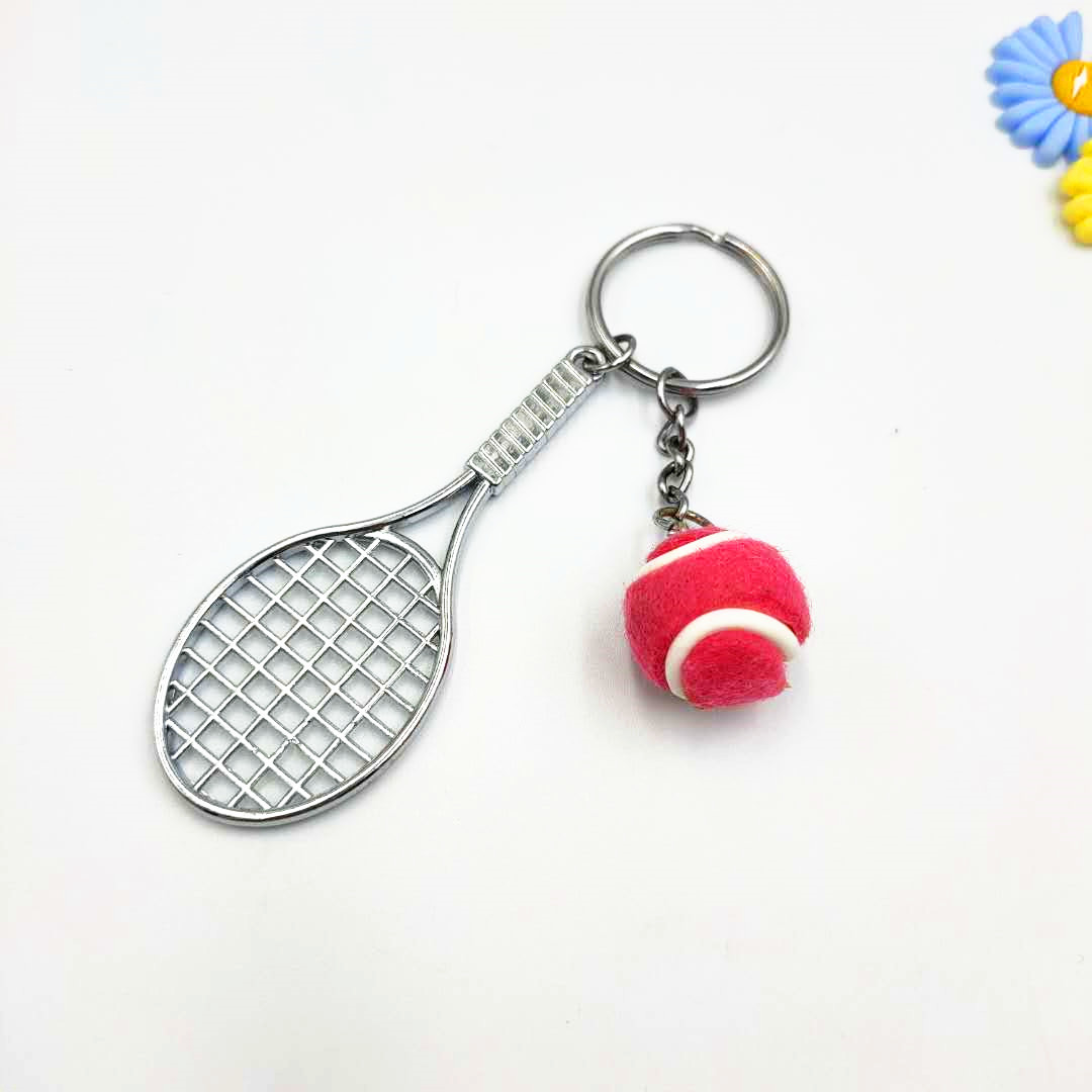 Móc Khóa Vợt Tennis Mini Dễ Thương