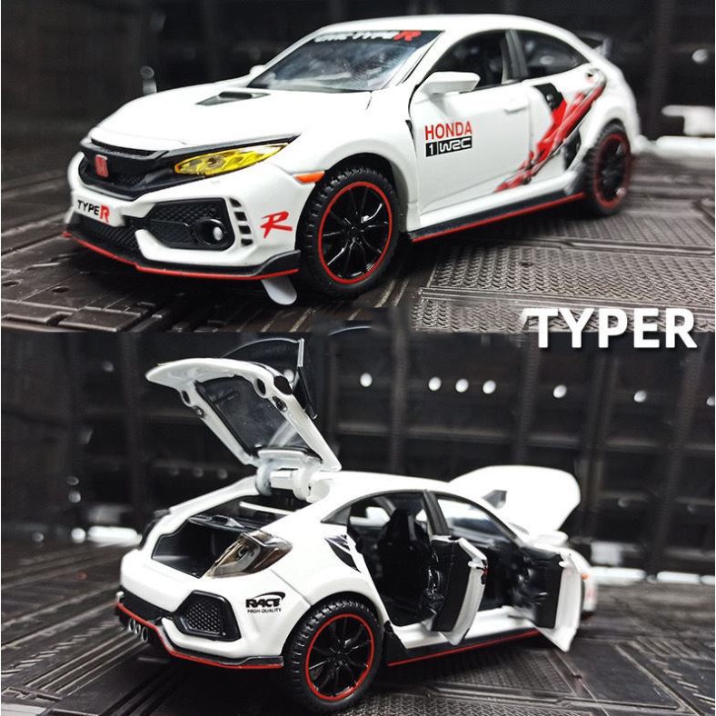Mô hình xe kim loại Honda Civic Type R tỷ lệ 1:32