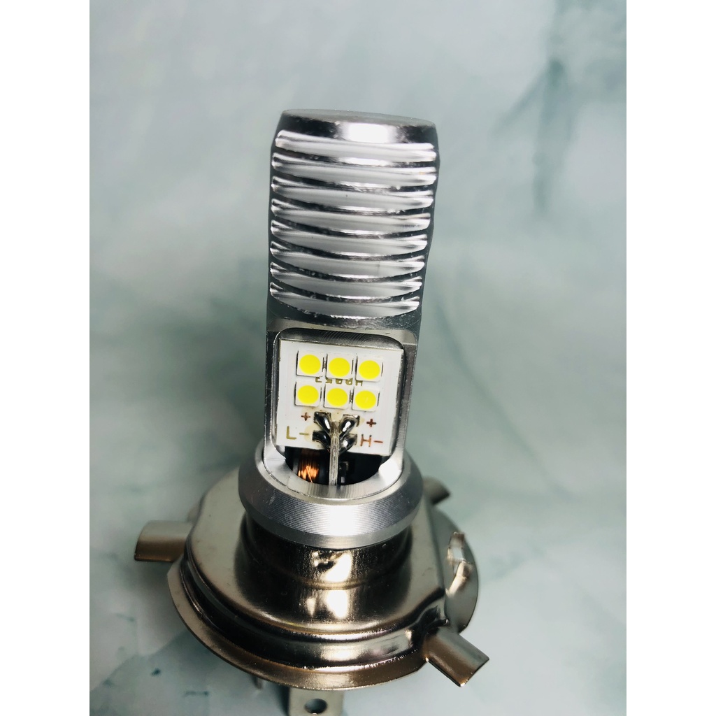 / Đèn Xe Máy/ Đèn Pha OSRAM H4 Led 3 Cob 6000K Cho Ánh Sáng Trắng 2000Lm 18W, tuổi thọ dài, tiết kiệm năng