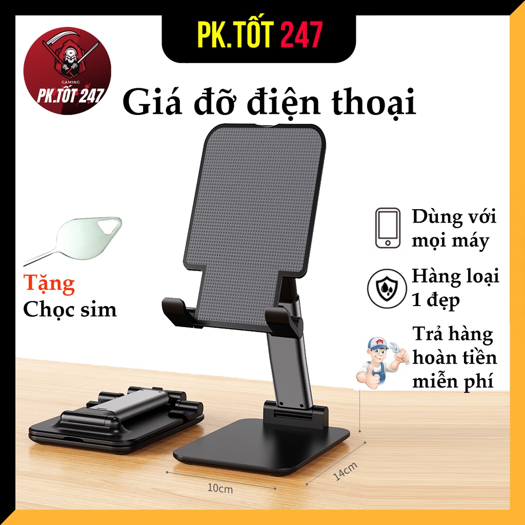 Giá Đỡ Điện Thoại Để Bàn Hỗ Trợ Học Tập, Xem Phim, Livestream - Chính Hãng HD DESIGN