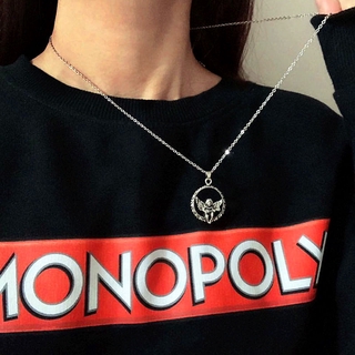 Vòng cổ mặt dây hình thần tình yêu độc đáo thời trang cho cặp đôi