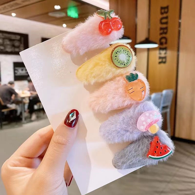 Set 5 Kẹp Tóc Xinh Xắn Dành Cho Bé Gái