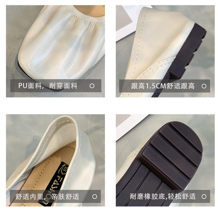 [ Mã 66CBSALE giảm 30K đơn 200K] Giày Búp Bê Nữ Mũi Vuông Thời Trang Xinh Xắn | BigBuy360 - bigbuy360.vn