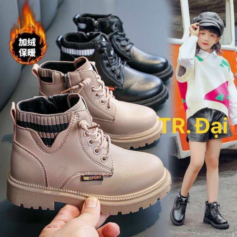(CÓ CLIP SP THẬT) Bốt bé nam và bé gái size 26-37
